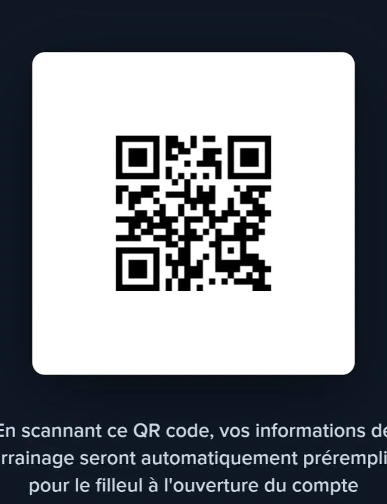 QR code de parrainage BoursoBank pour ouvrir un compte
