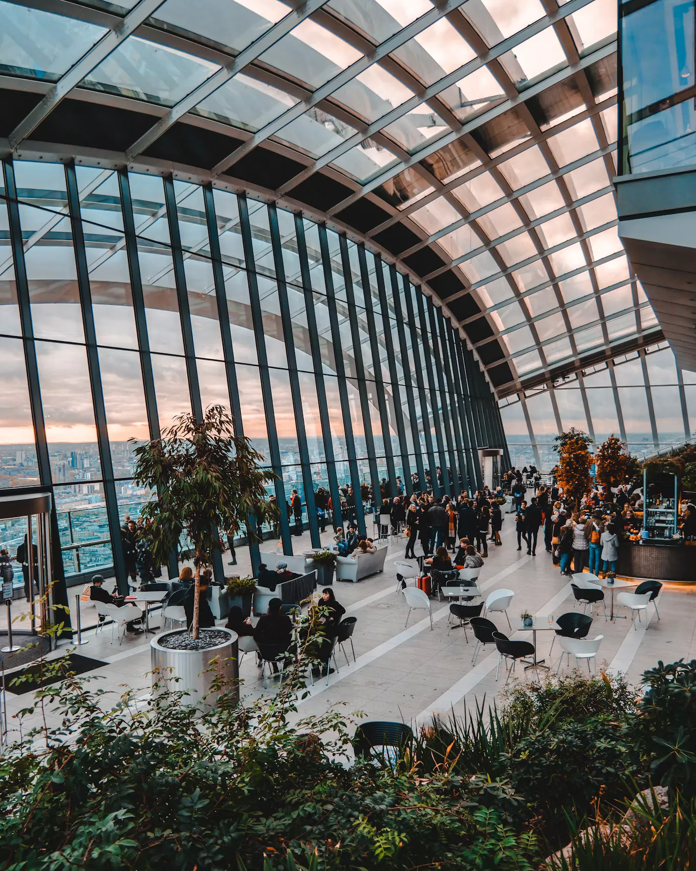 View across London from Sky Garden