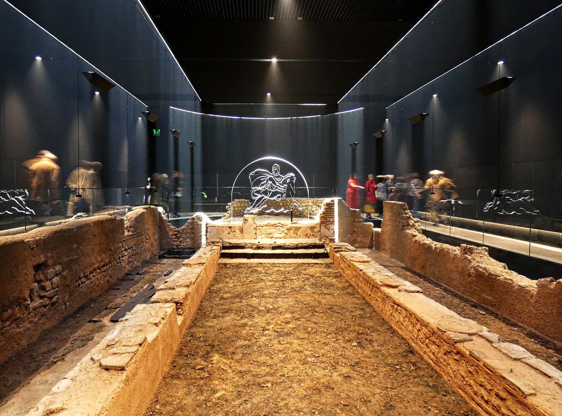 Le temple romain restauré du London Mithraeum